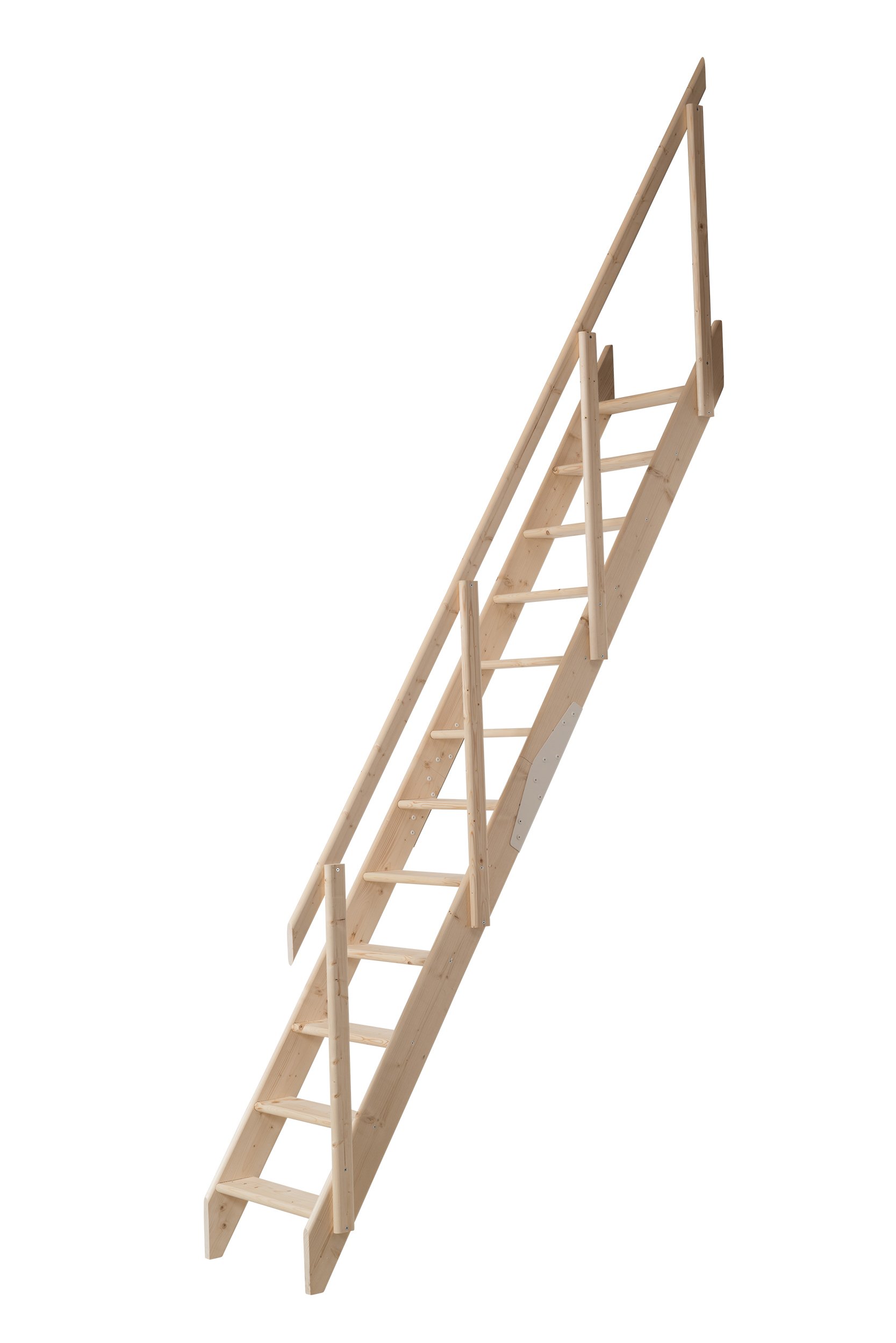 dolle-kiel-raumspartreppe-fichte-bis-283-5-cm-mit-handlauf-57-2-cm image 2