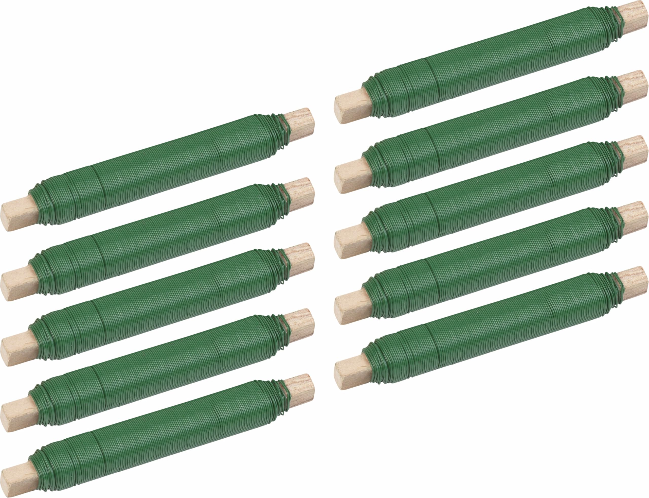 meister-basteldraht-gr-n-0-6-mm-40-m-bindedraht-10-st-ck image 1