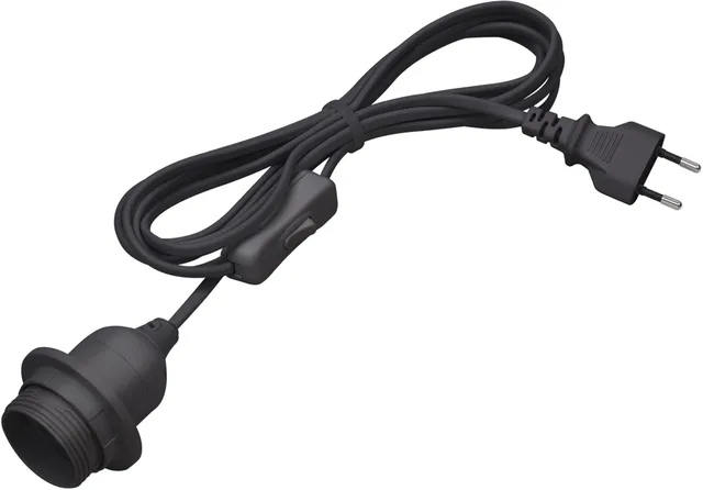 meister-lampenfassung-e27-3-5-m-kabel-schwarz image 1