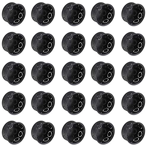 meister-abzweigdose-unterputz-25-st-ck-schwarz-36-mm-tief-verteilerdose-ip20 image 2