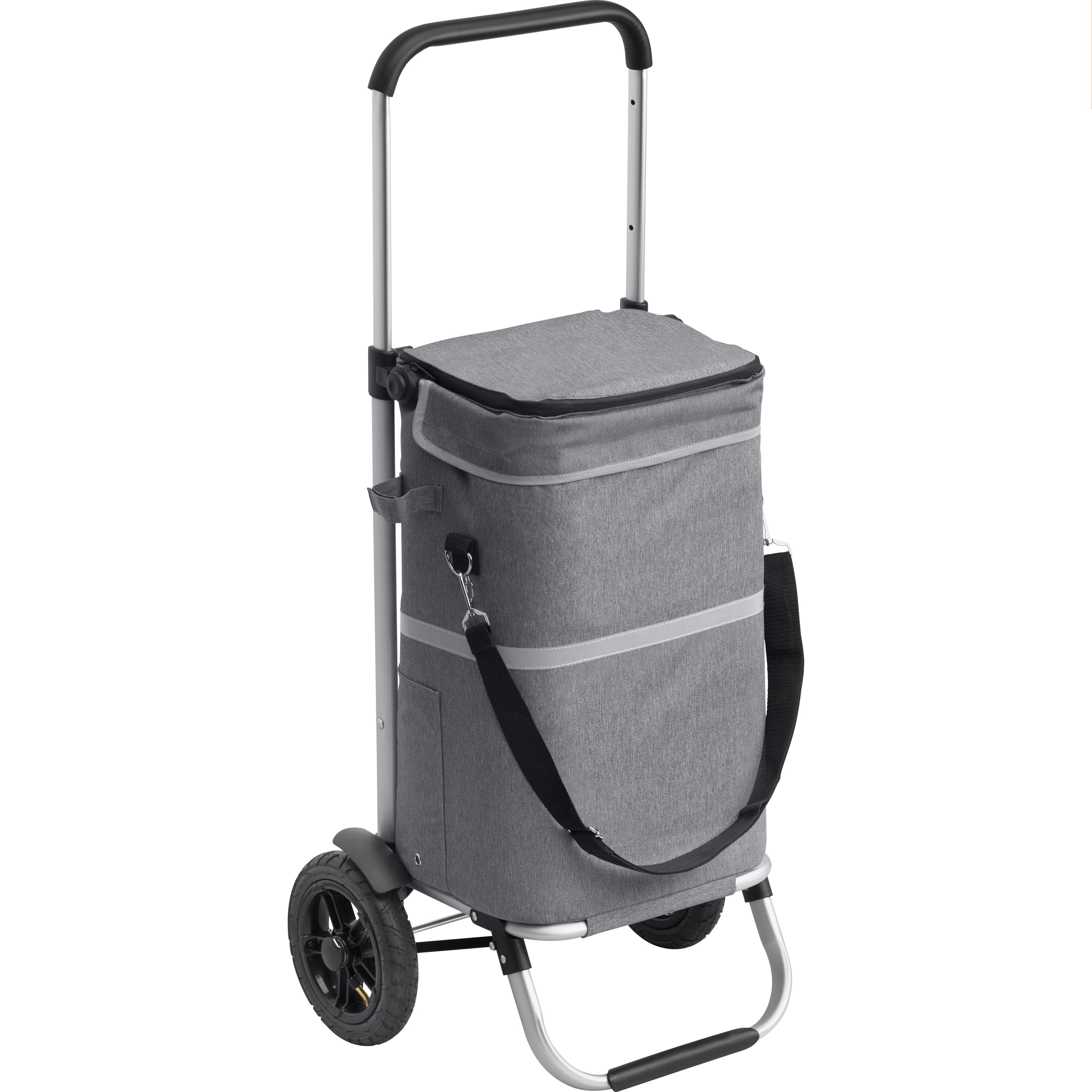 meister-einkaufstrolley-schwarz-45-l-klappbar-mit-13-l-k-hltasche image 8
