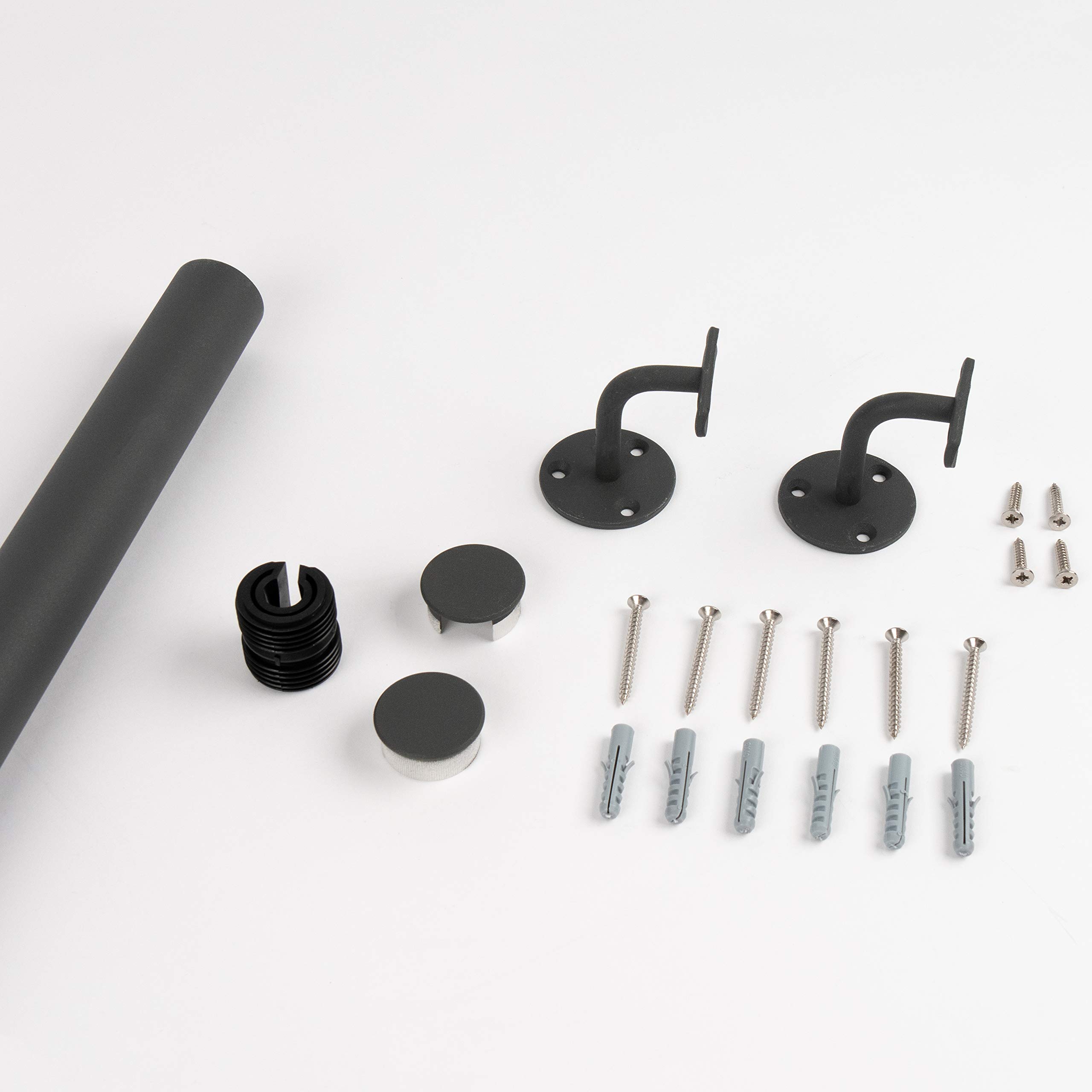 dolle-aluminium-handlauf-set-150-cm-anthrazit-40-mm image 2