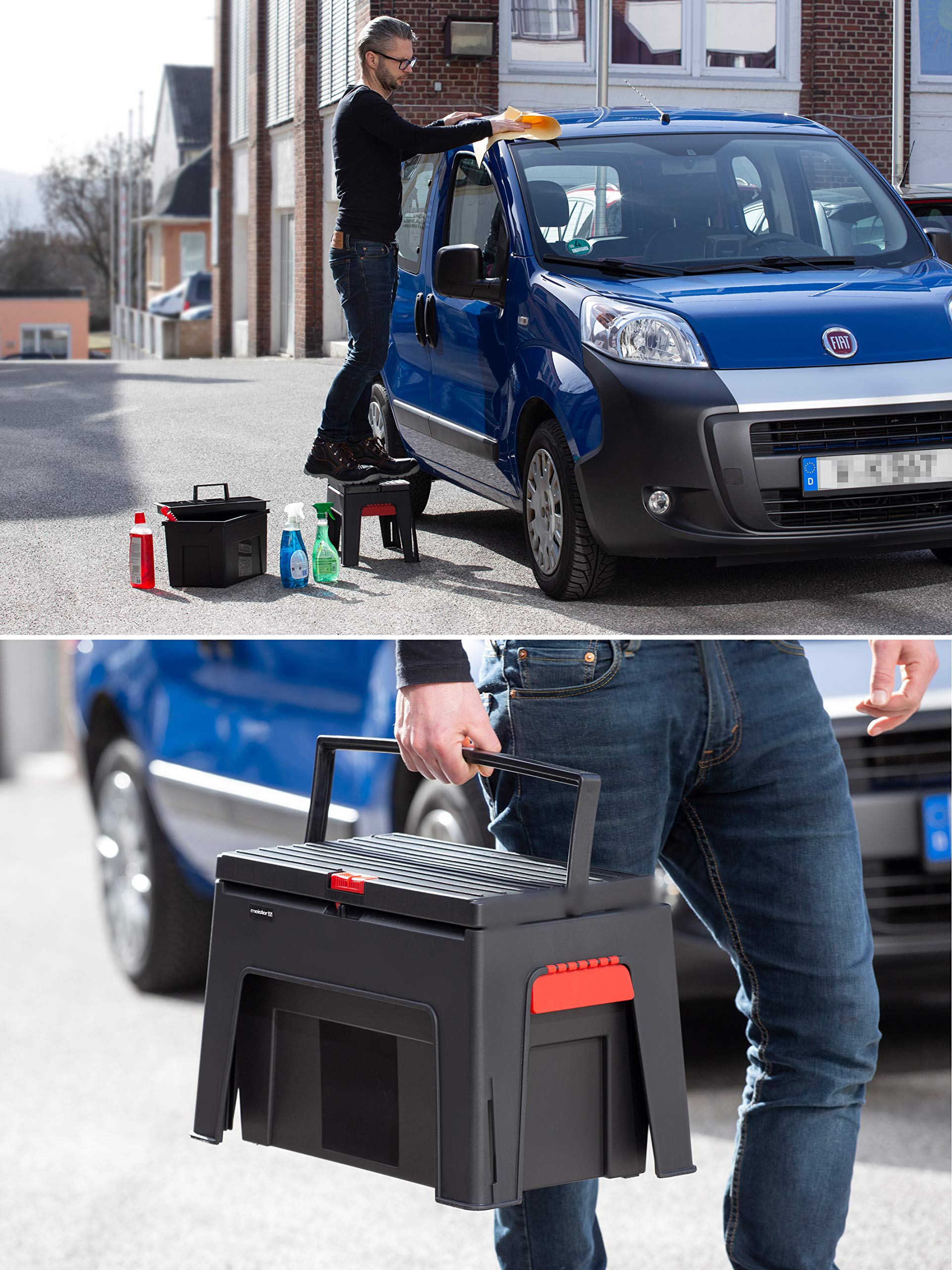 meister-tritthocker-3-in-1-9095100-werkzeugkiste-mit-tritt-und-einlage-150-kg image 7