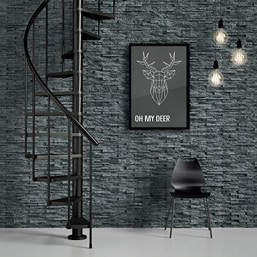 dolle-spindeltreppe-calgary-120-cm-h-he-244-8-280-8-cm-anthrazit-inkl-gel-nder image 8