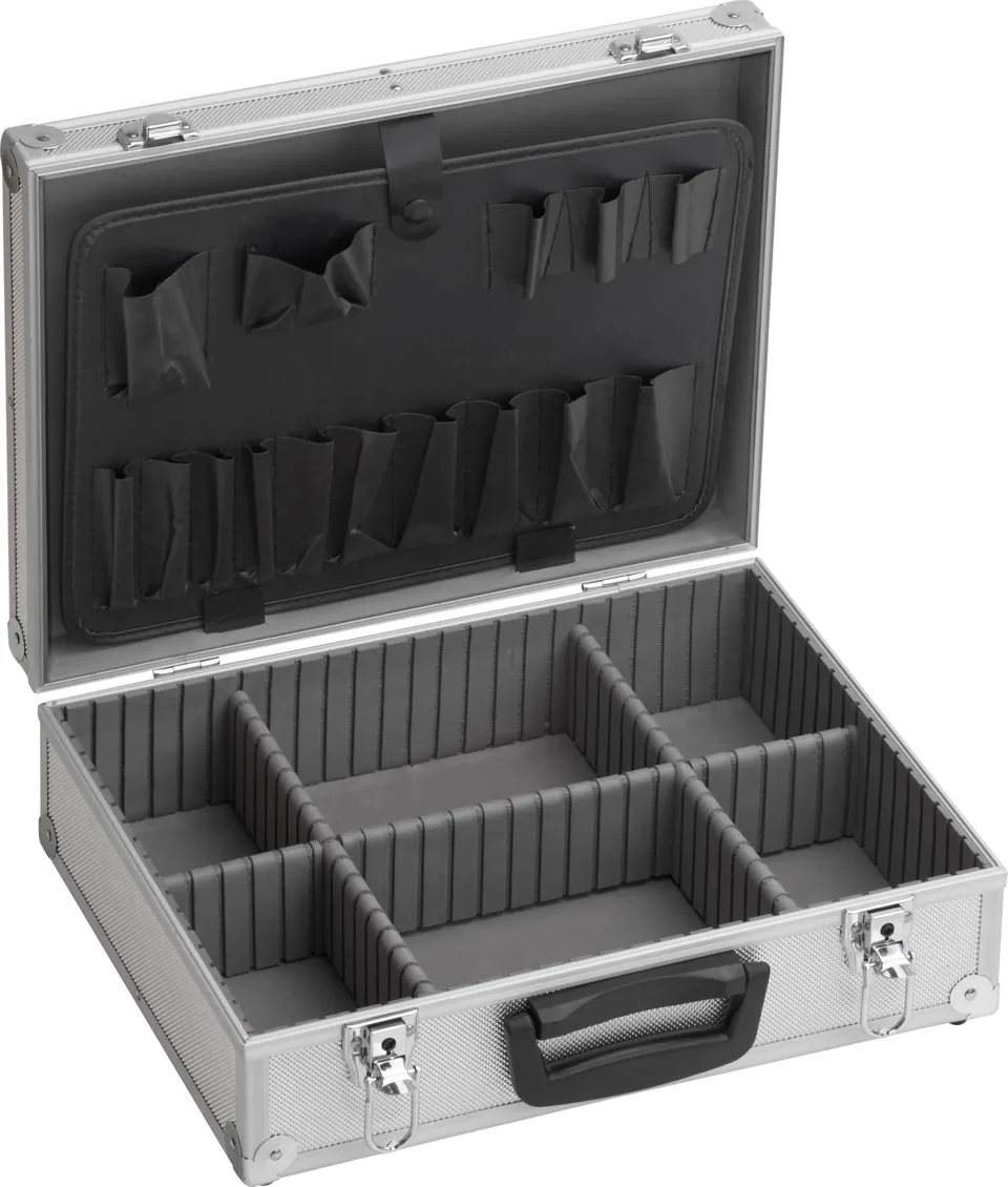 meister-werkzeugkoffer-leer-395-x-300-x-130-mm-alu-koffer-abschlie-bar image 1