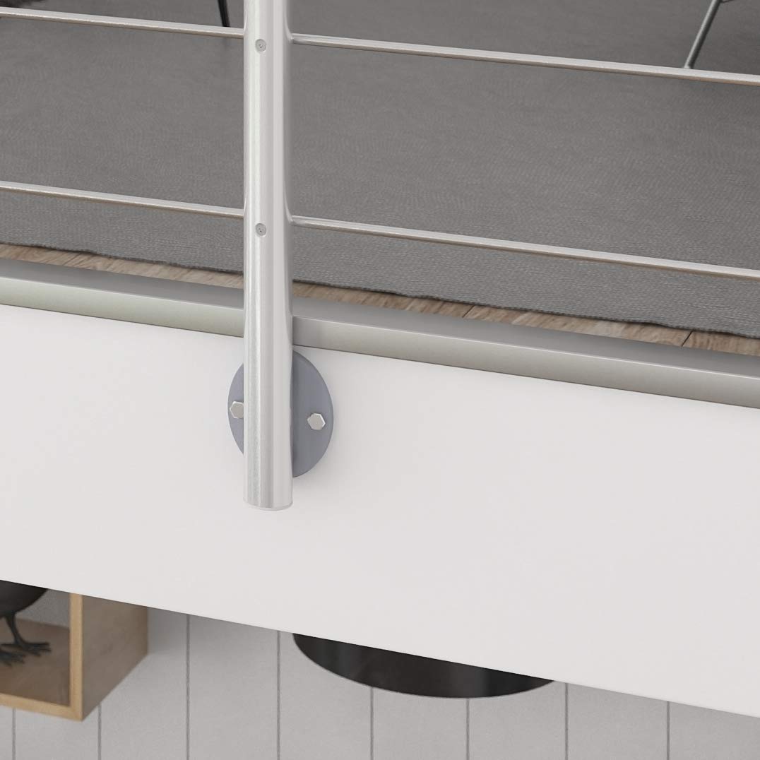 dolle-gel-nder-set-aluminium-150-cm-mit-eiche-handlauf-seitenmontage image 4
