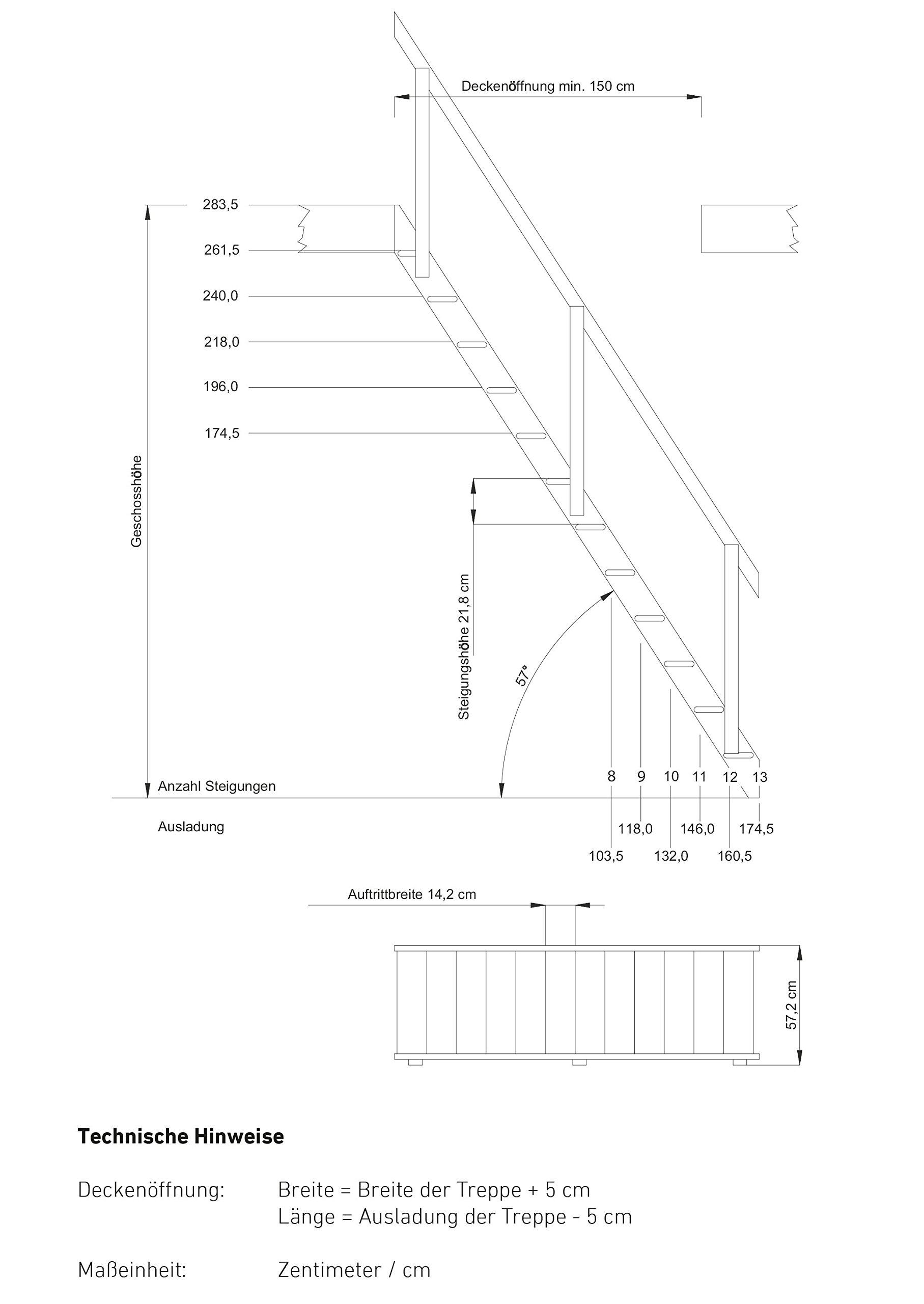 dolle-kiel-raumspartreppe-fichte-bis-283-5-cm-mit-handlauf-57-2-cm image 4
