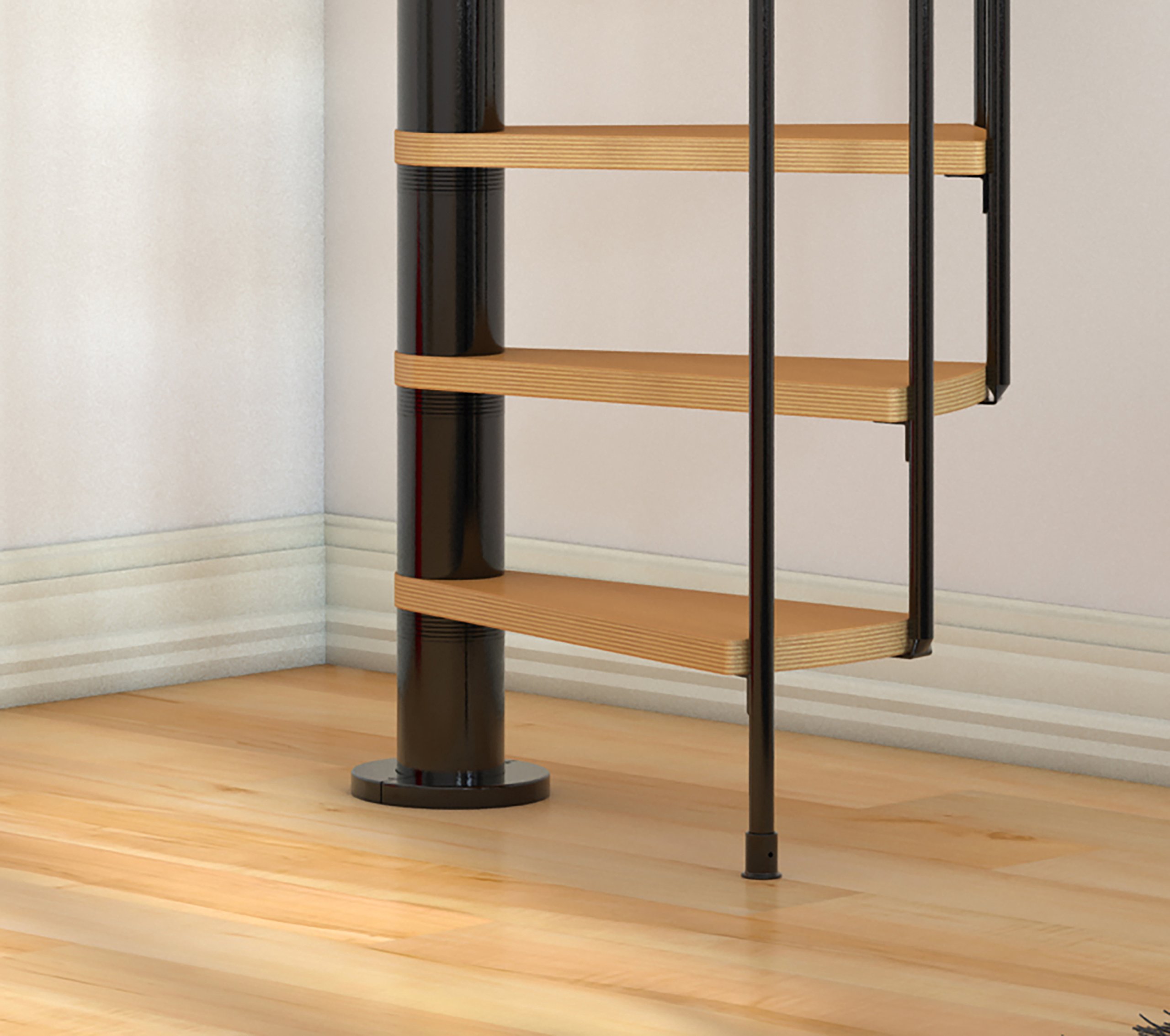 dolle-spindeltreppe-calgary-244-8-280-8-cm-buche-anthrazit-120-cm image 7
