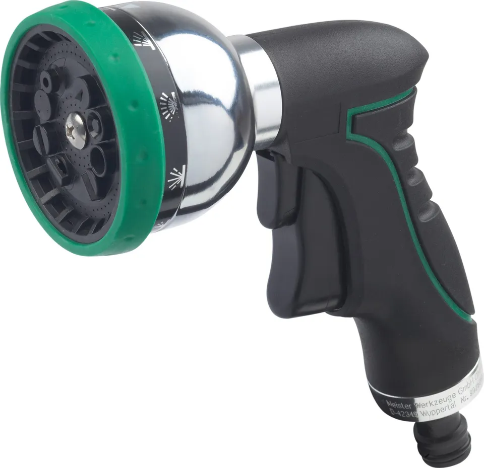 meister-power-brause-10-funktionen-1-2-zoll-gartenbrause-mit-einhand-bedienung image 1