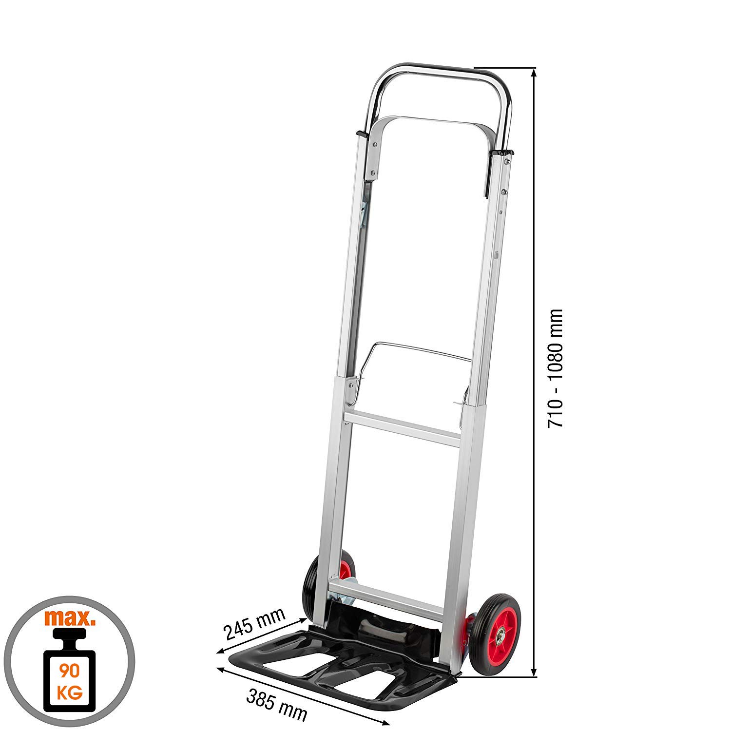 meister-sackkarre-90-kg-aluminium-klappbar-mit-teleskopgriff-8985550 image 2