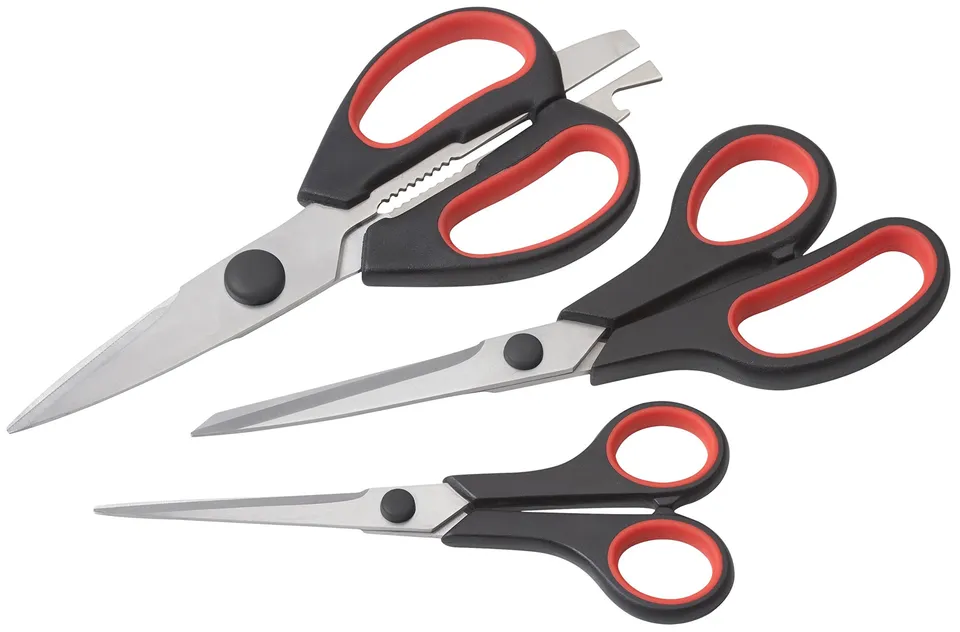 meister-scheren-set-3-teilig-edelstahl-schwarz-rot image 1