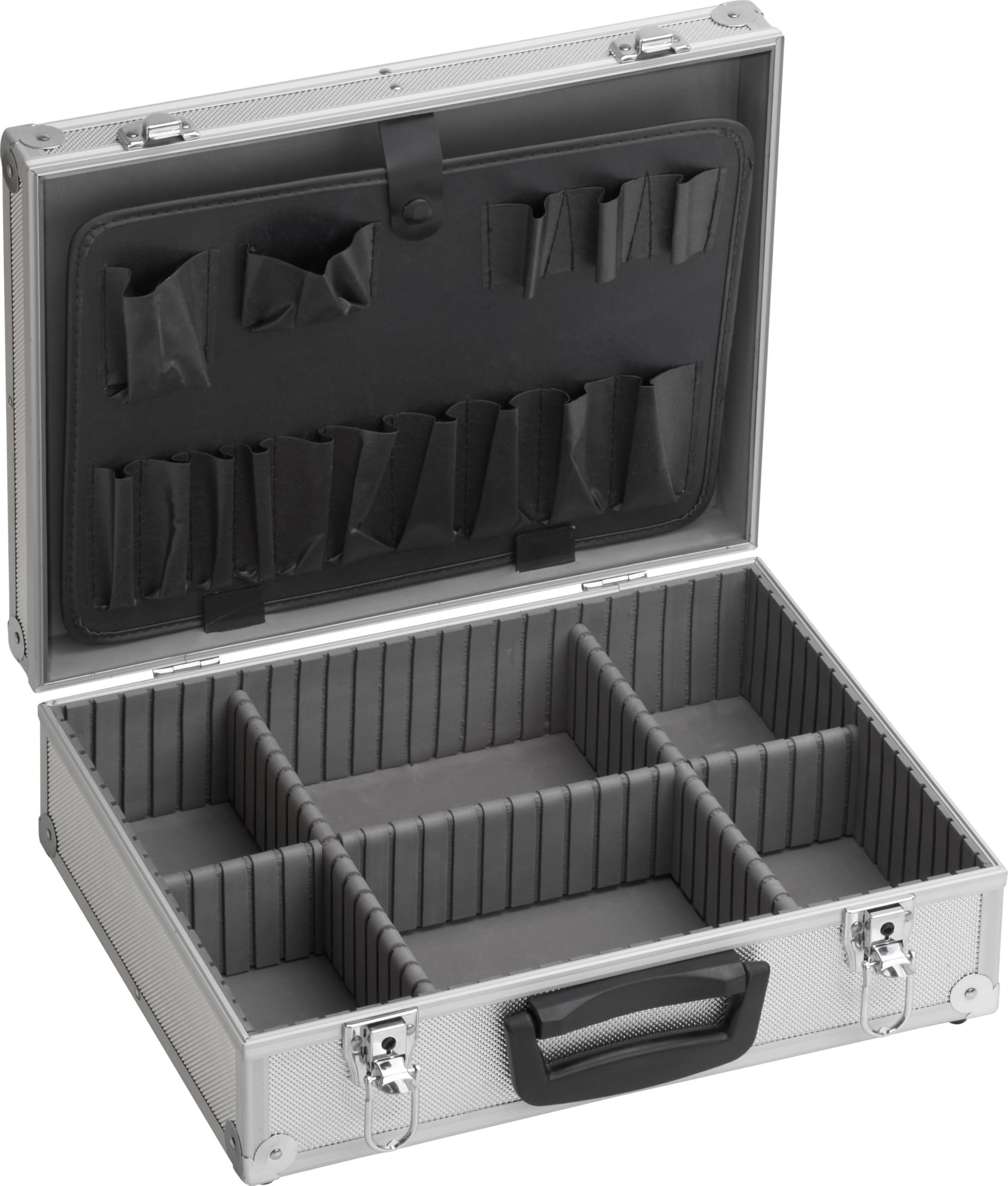 meister-werkzeugkoffer-leer-395-x-300-x-130-mm-alu-koffer-abschlie-bar image 1