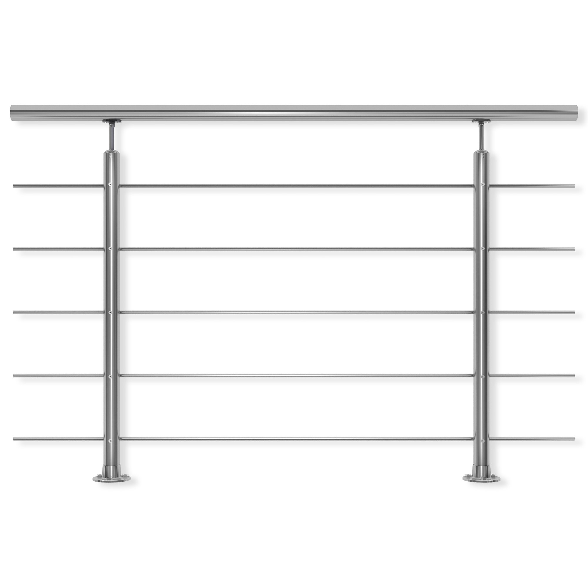 dolle-gel-nder-edelstahl-v2a-150-cm-bodenmontage-100-cm-hoch image 1