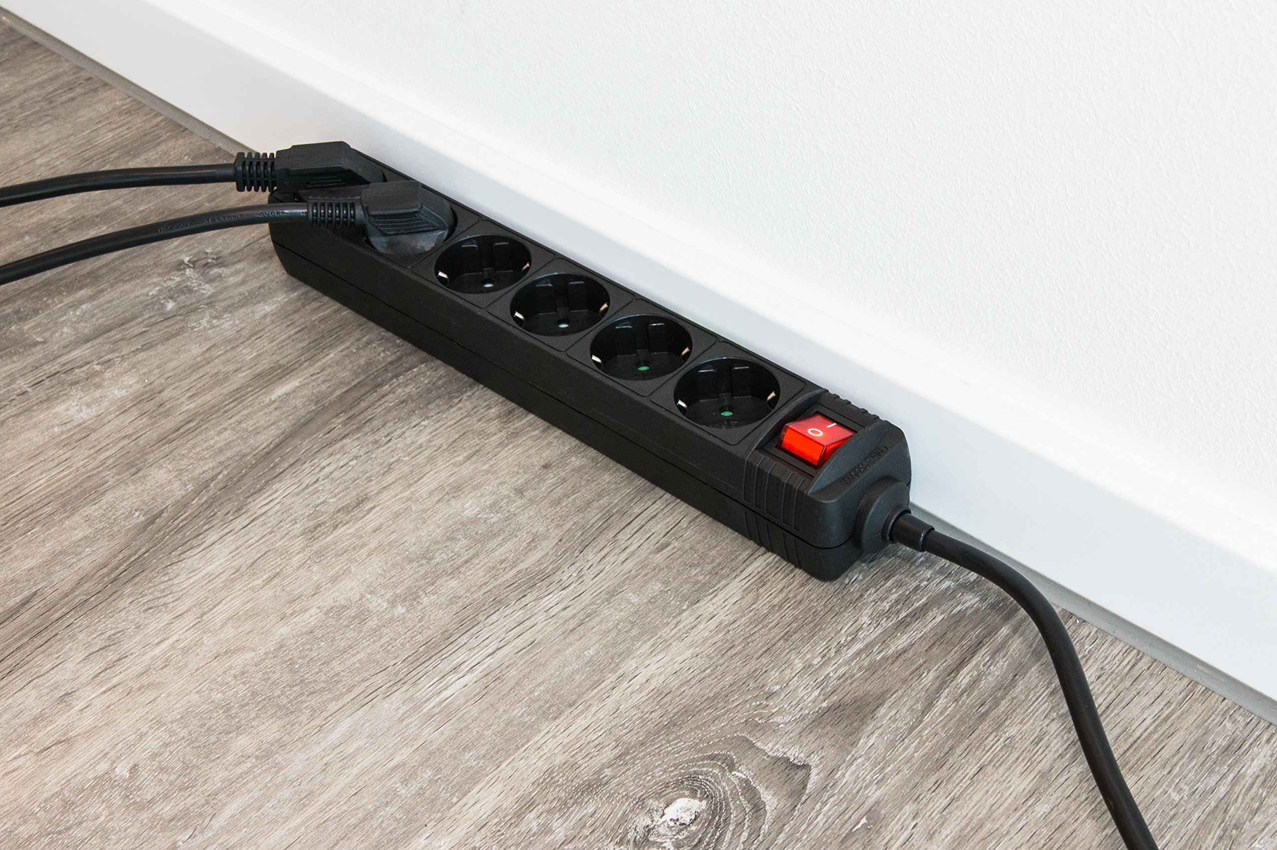 meister-steckdosenleiste-6-fach-2-m-schwarz-mit-zusatzstecker image 4