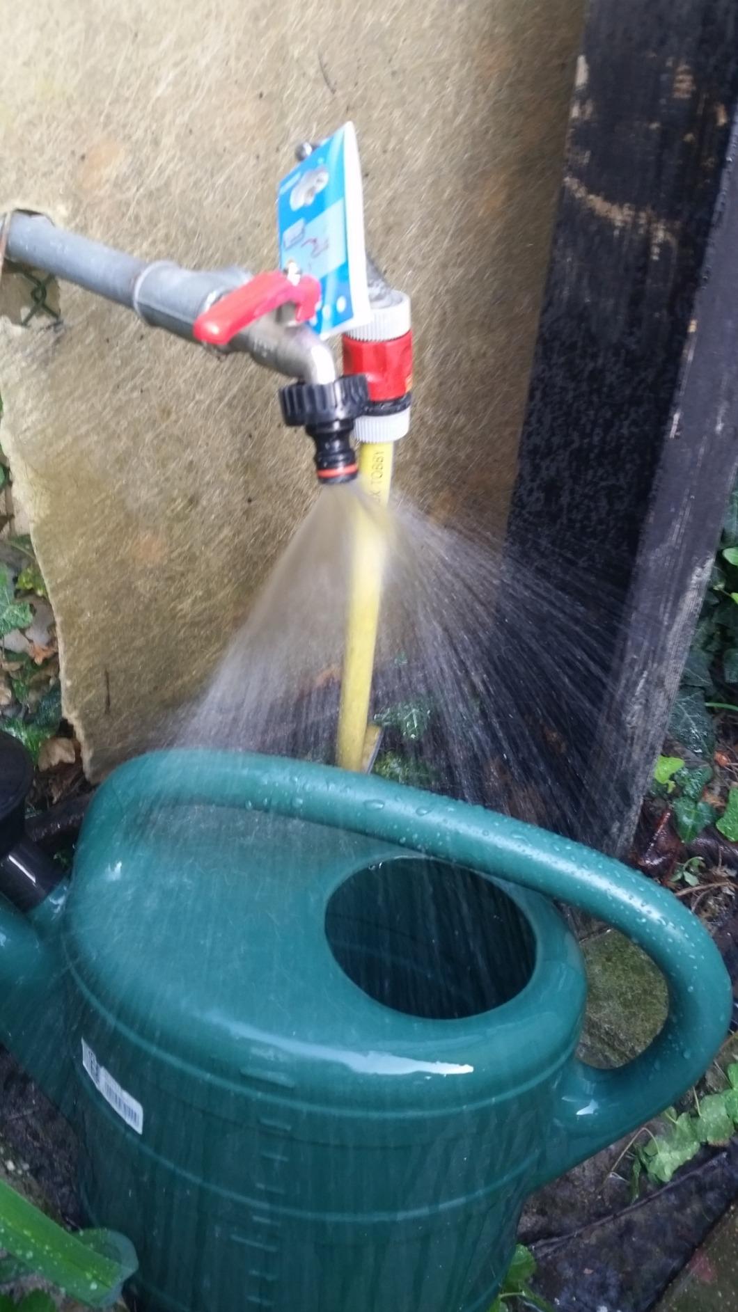 Endlich kein Tropfen mehr im Garten