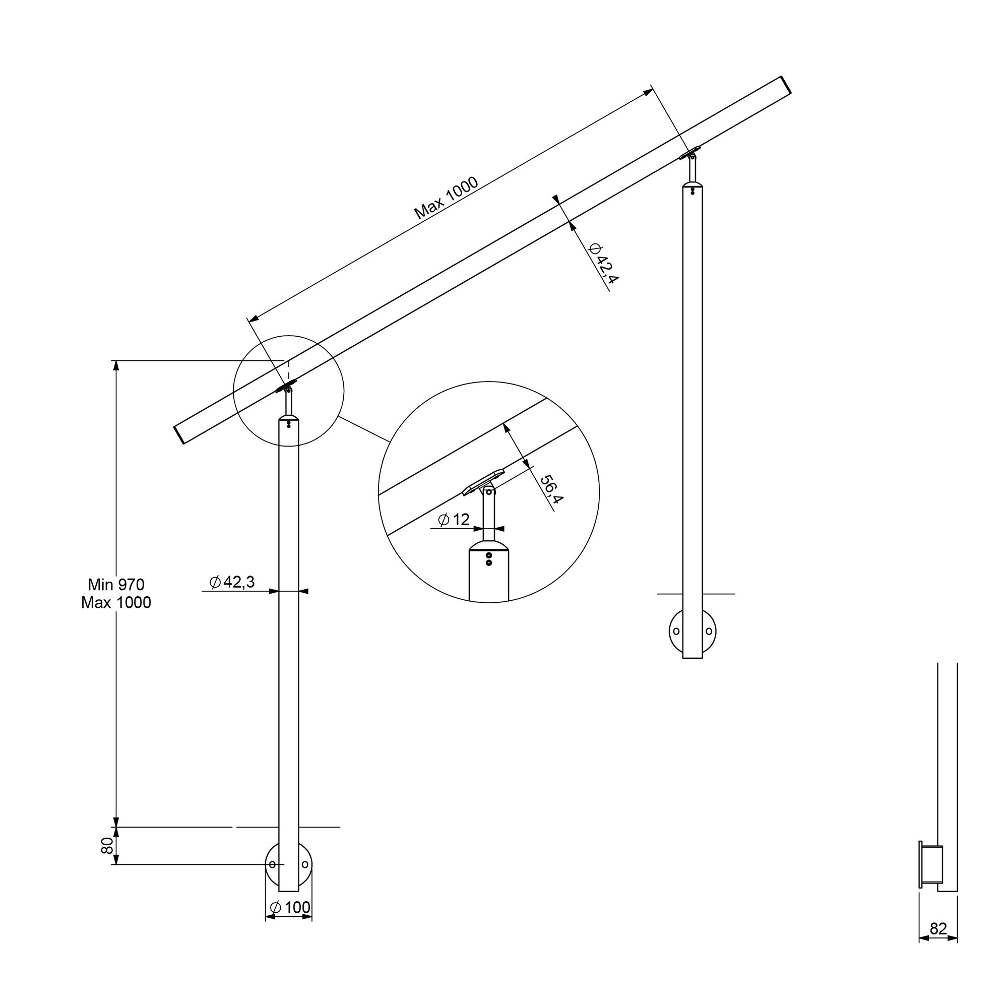 dolle-edelstahl-gel-nder-hauseingang-seitliche-montage-150-cm-x-100-cm-2-pfosten image 7