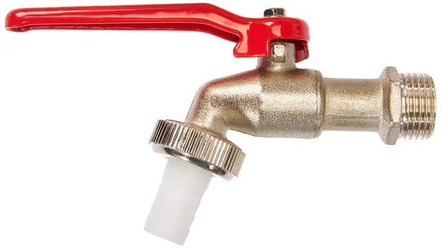 meister-kugelauslaufhahn-1-2-zoll-ag-messing-mit-schlauchanschluss image 1