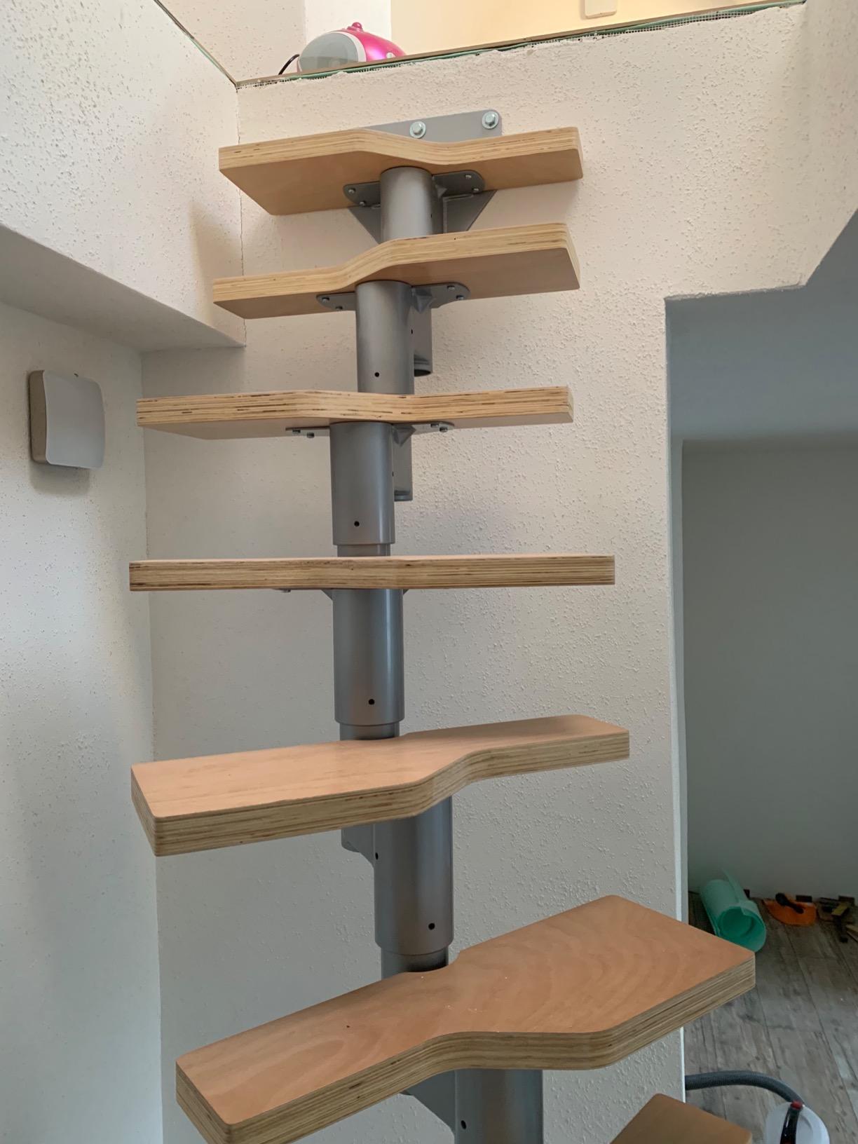 Gute Treppe für wenig Platz
