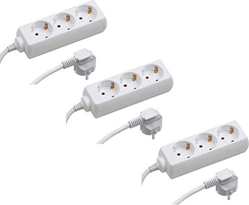 meister-steckdosenleiste-tido-3-fach-wei-3er-set-mit-3-m-kabel-ip20 image 4