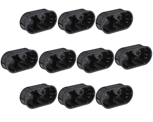 meister-schalterdose-2-fach-unterputz-45-mm-schwarz-10-st-ck image 1