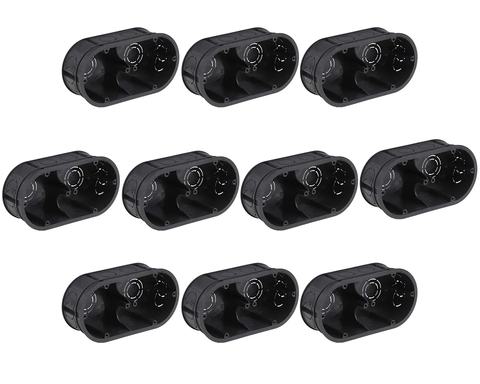 meister-schalterdose-2-fach-unterputz-45-mm-schwarz-10-st-ck image 1