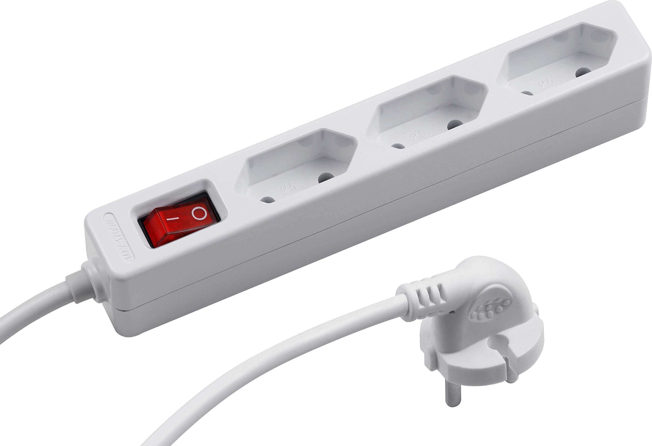 meister-euro-steckdosenleiste-3-fach-wei-1-4-m-mit-schalter image 1