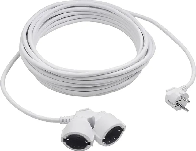 meister-verl-ngerungskabel-5-m-doppelkupplung-ip20-schuko-wei-f-r-innen image 1