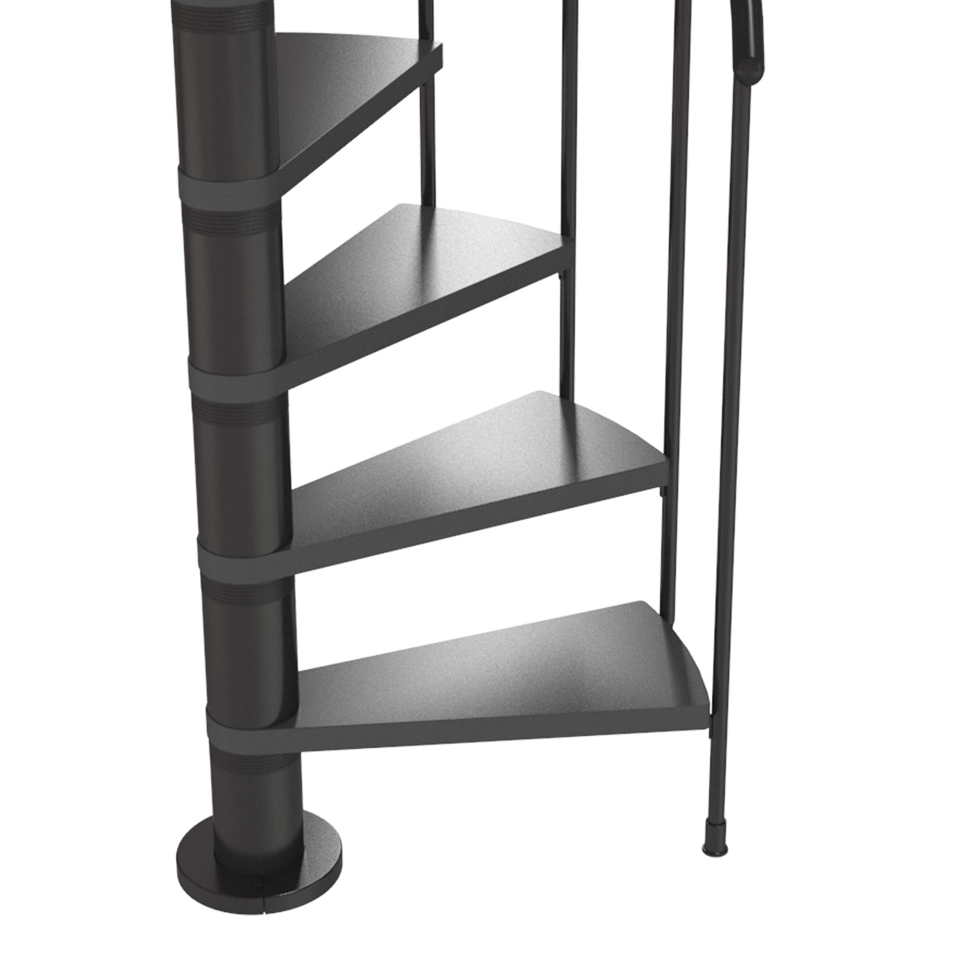 dolle-spindeltreppe-calgary-120-cm-h-he-244-8-280-8-cm-anthrazit-inkl-gel-nder image 4
