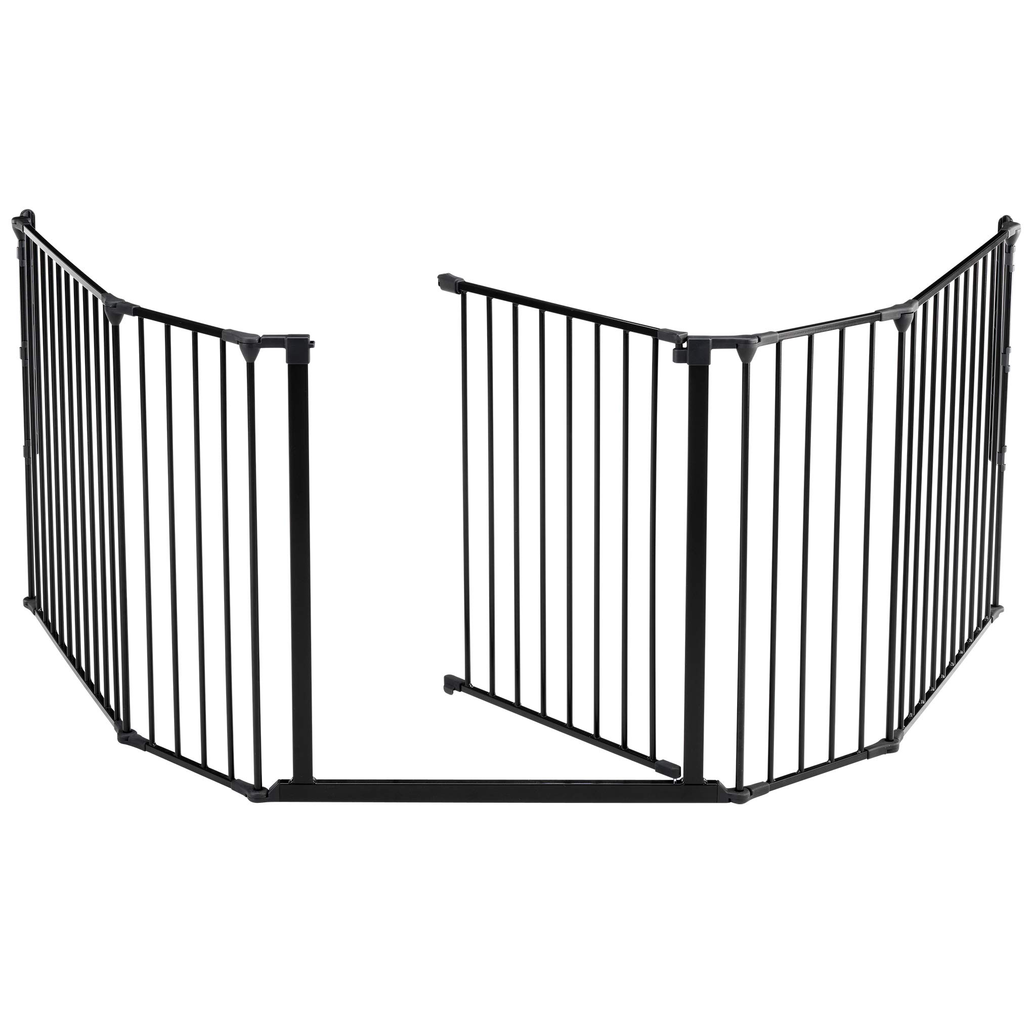 dolle-kaminschutzgitter-schwarz-bis-278-cm-ofenschutzgitter-5-teilig image 3