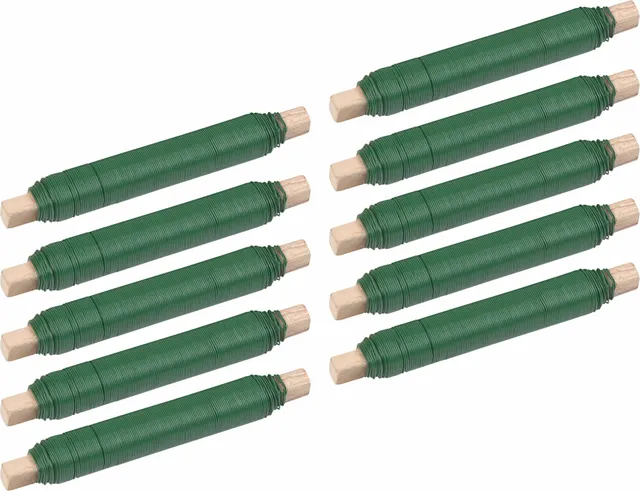 meister-basteldraht-gr-n-0-6-mm-40-m-bindedraht-10-st-ck image 1