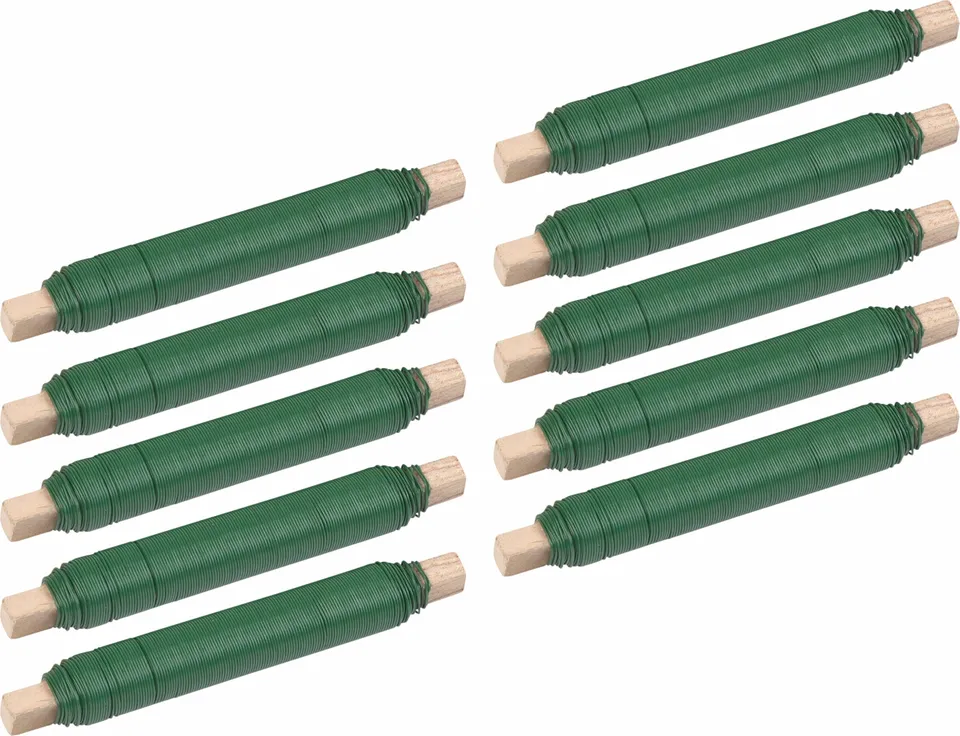 meister-basteldraht-gr-n-0-6-mm-40-m-bindedraht-10-st-ck image 1