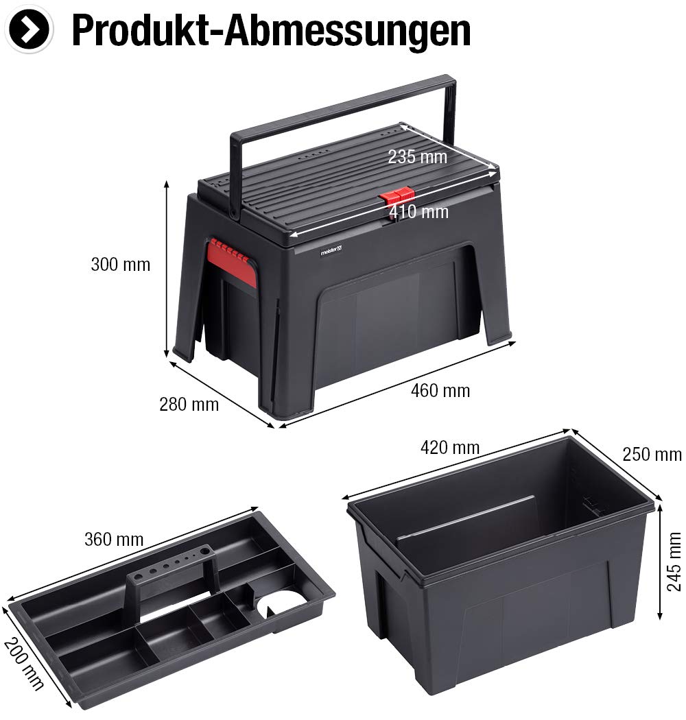 meister-tritthocker-3-in-1-9095100-werkzeugkiste-mit-tritt-und-einlage-150-kg image 3