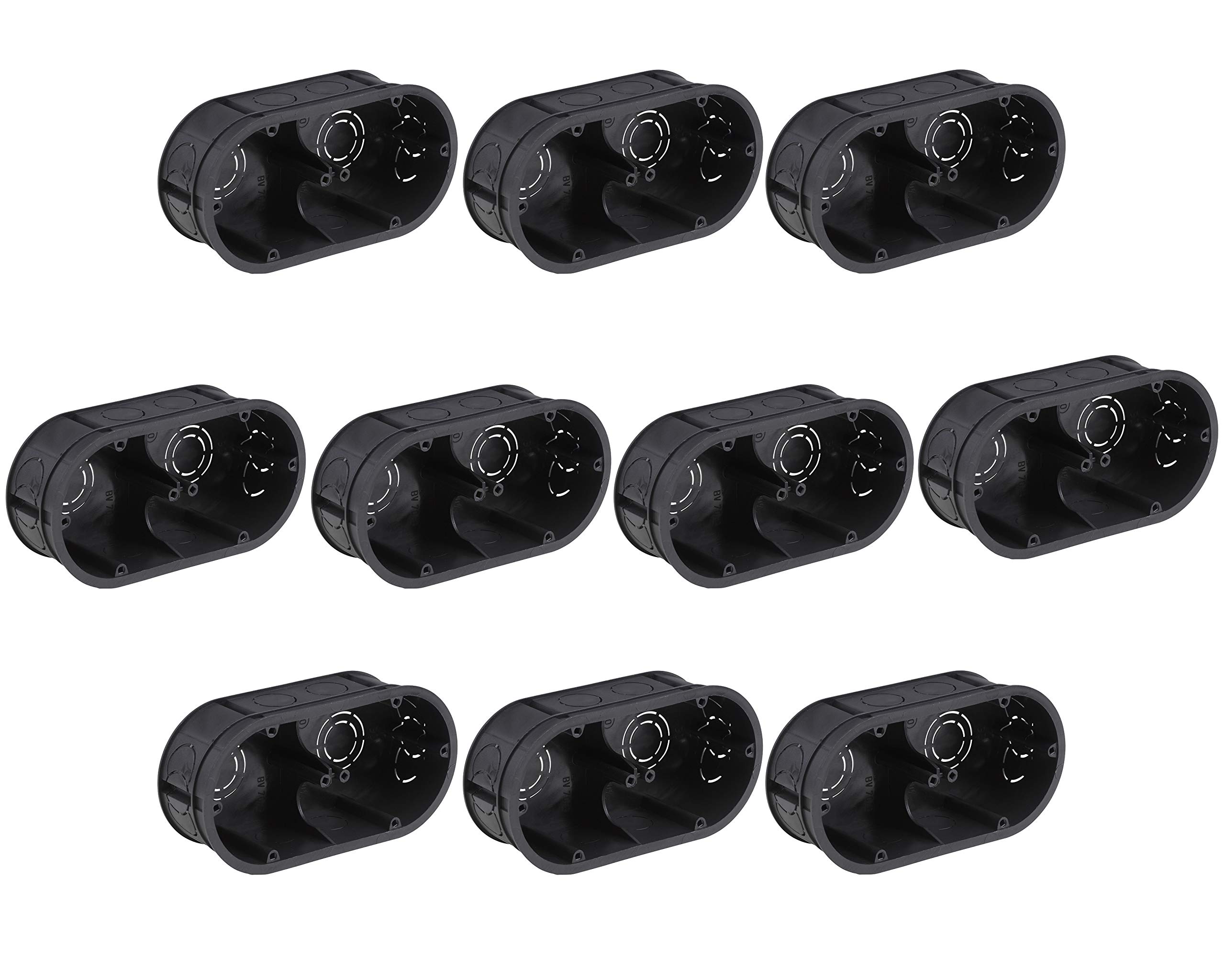 meister-schalterdose-2-fach-unterputz-45-mm-schwarz-10-st-ck image 1