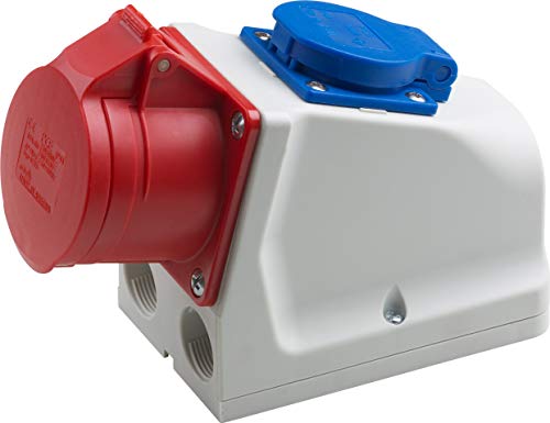 meister-cee-kombi-steckdose-400v-16a-5-polig-ip44-aufputz-rot image 2