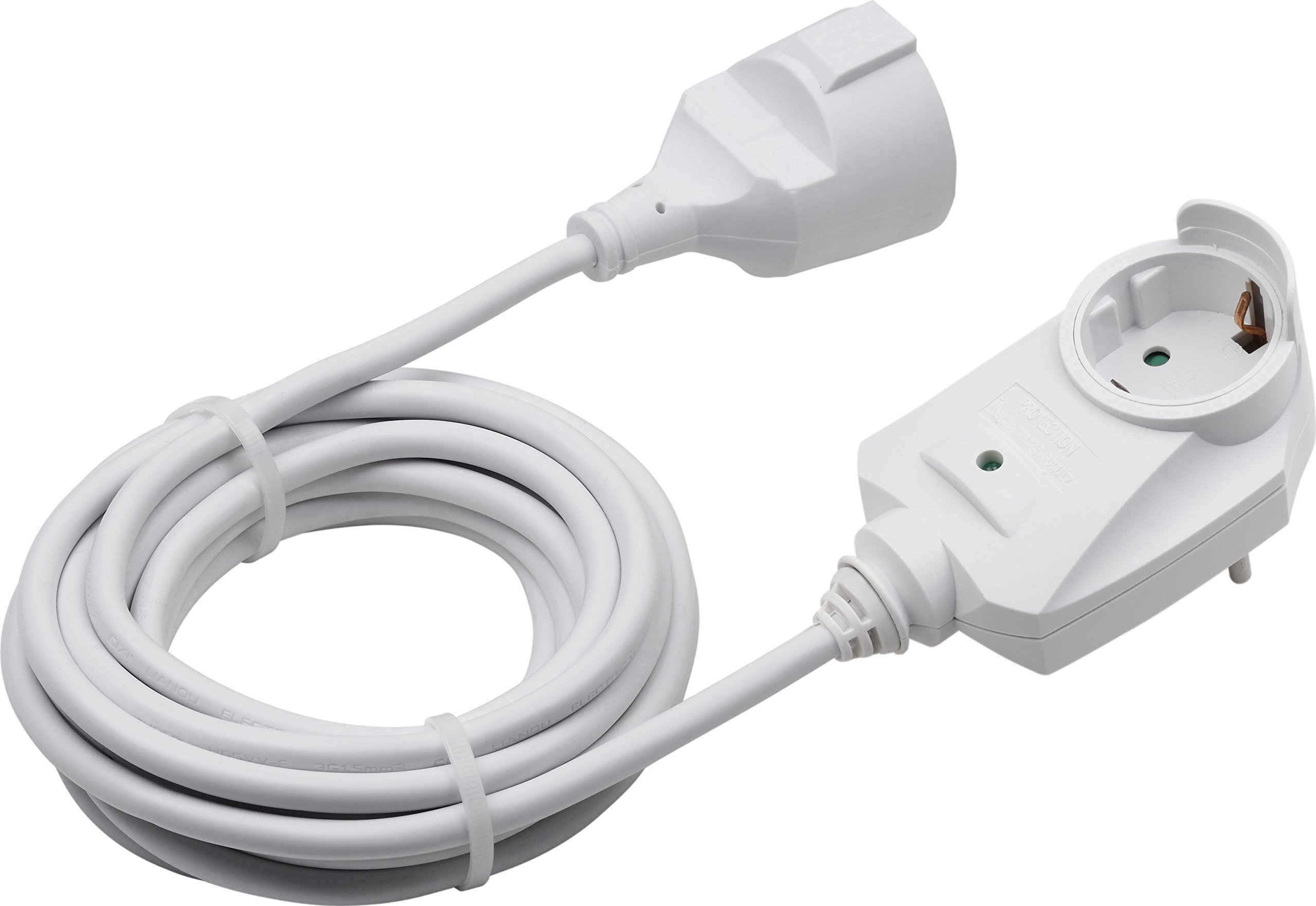 meister-kunststoff-verl-ngerungskabel-3-m-wei-schuko-mit-zusatzstecker-ip20 image 1