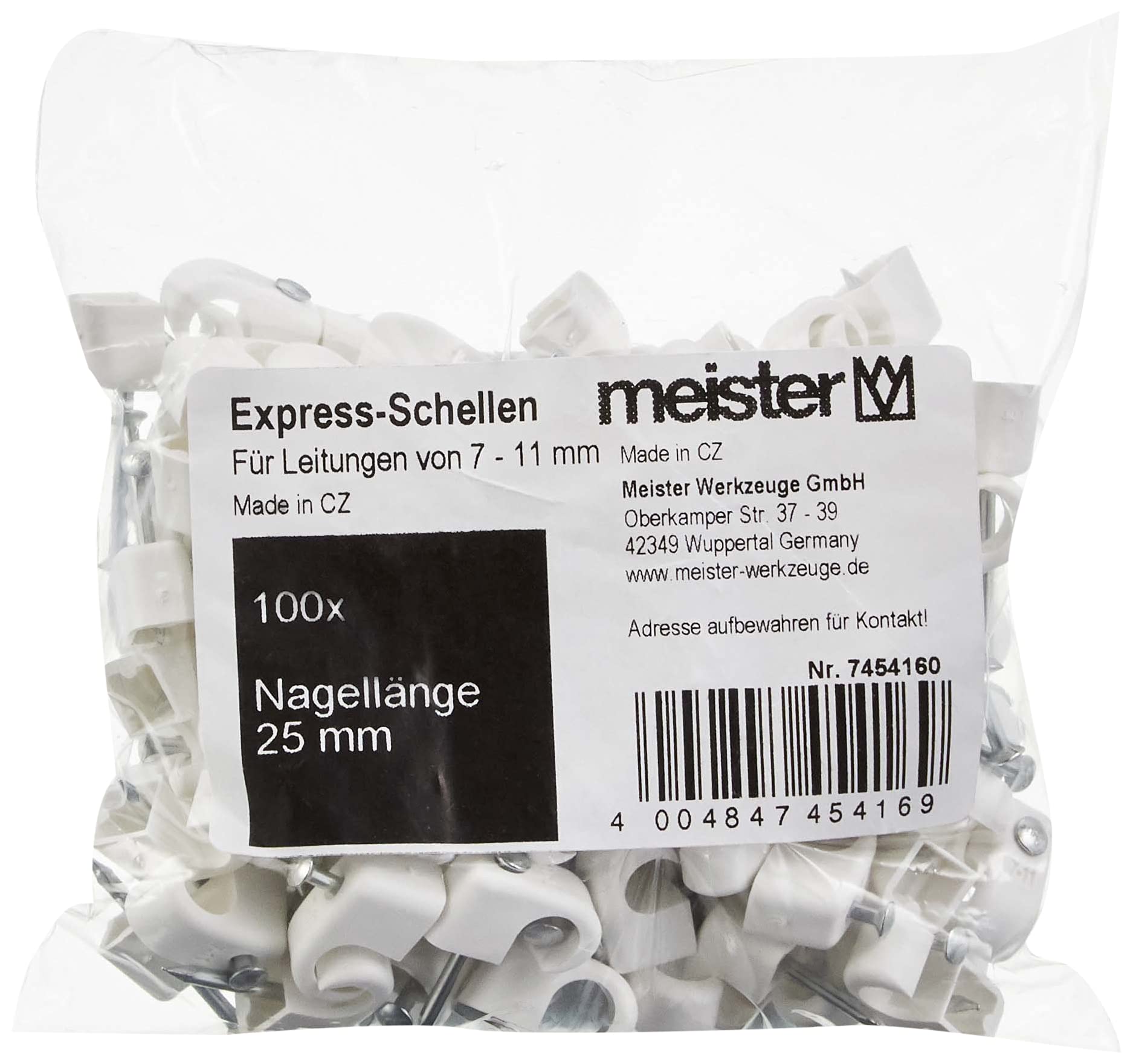 meister-express-schelle-7454160-kabelschelle-7-11-mm-wei-100-st-ck image 2