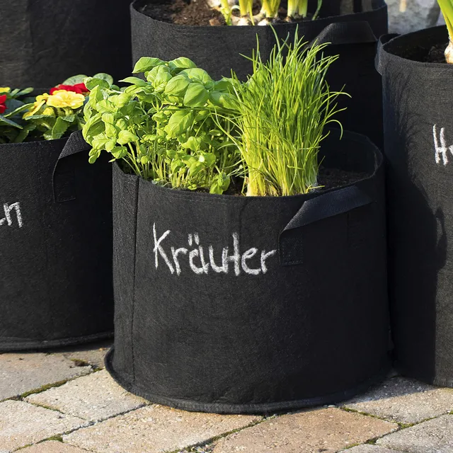 meister-pflanzsack-29-liter-30-x-35-cm-5-st-ck-filz-grau-9960580 image 1