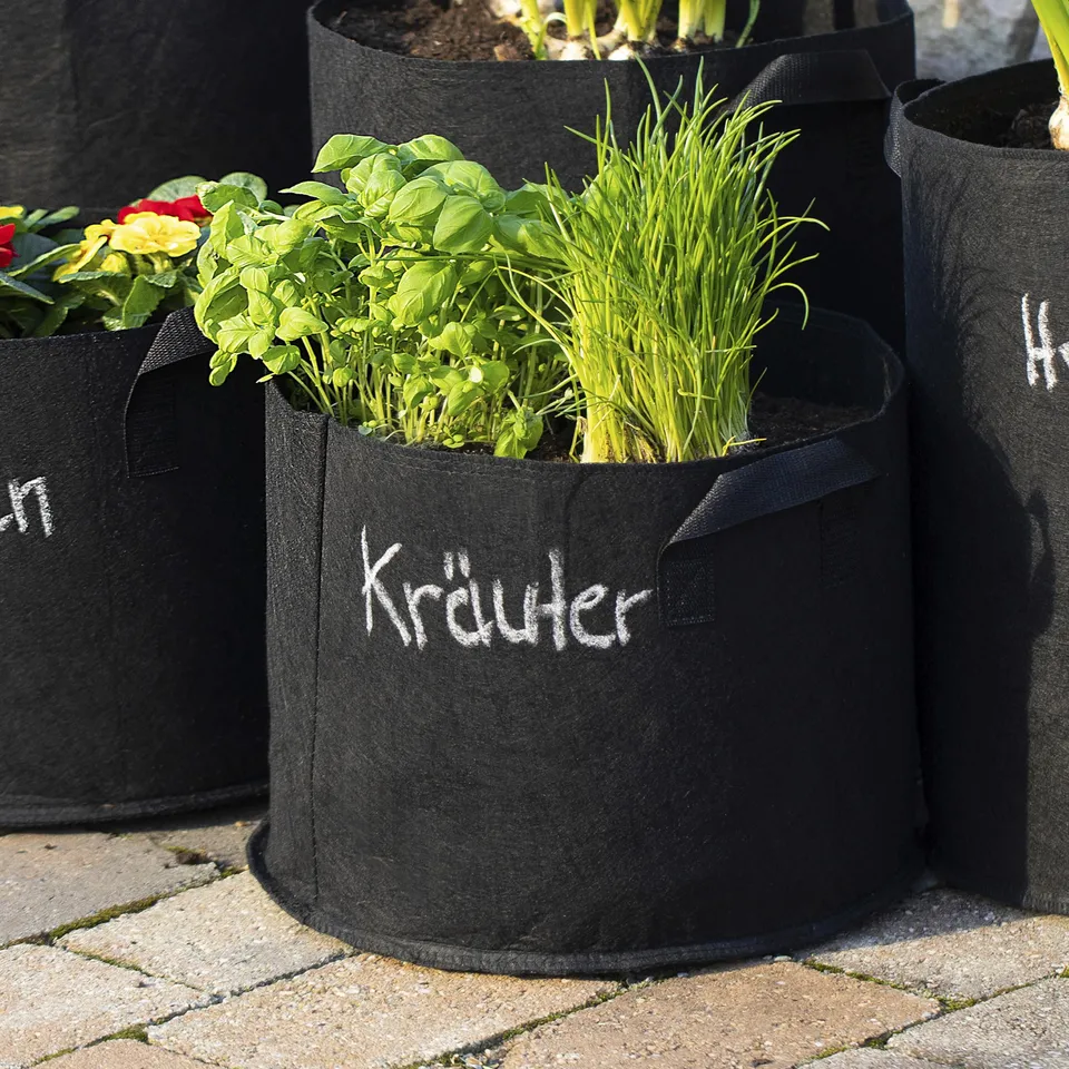 meister-pflanzsack-29-liter-30-x-35-cm-5-st-ck-filz-grau-9960580 image 1
