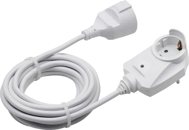 meister-kunststoff-verl-ngerungskabel-3-m-wei-schuko-mit-zusatzstecker-ip20 image 1