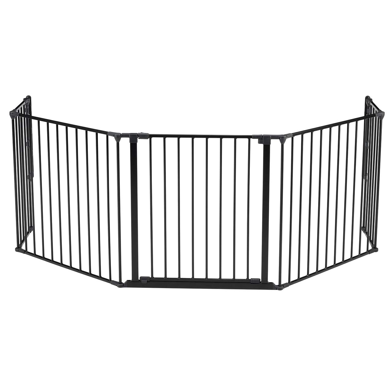 dolle-kaminschutzgitter-schwarz-bis-278-cm-ofenschutzgitter-5-teilig image 1