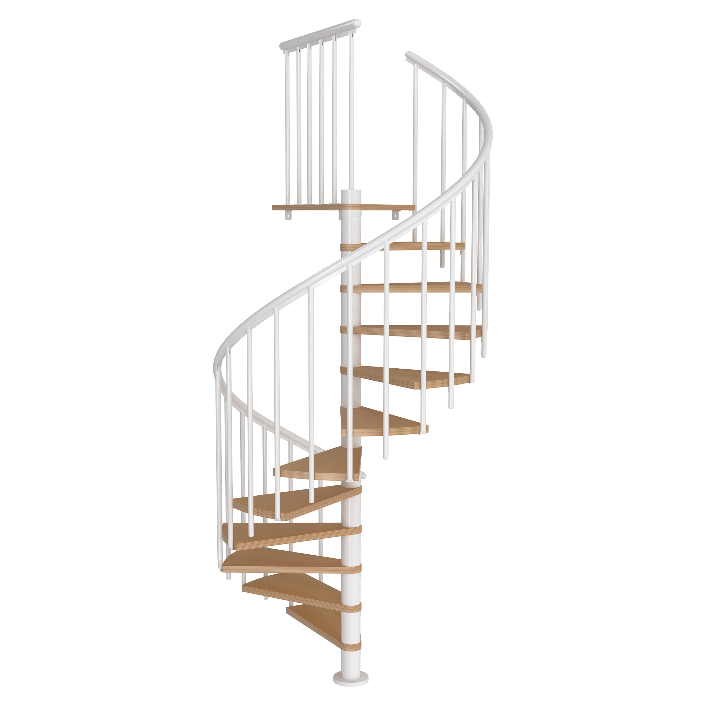 dolle-spindeltreppe-montreal-120-cm-buche-wei-252-282-cm image 7
