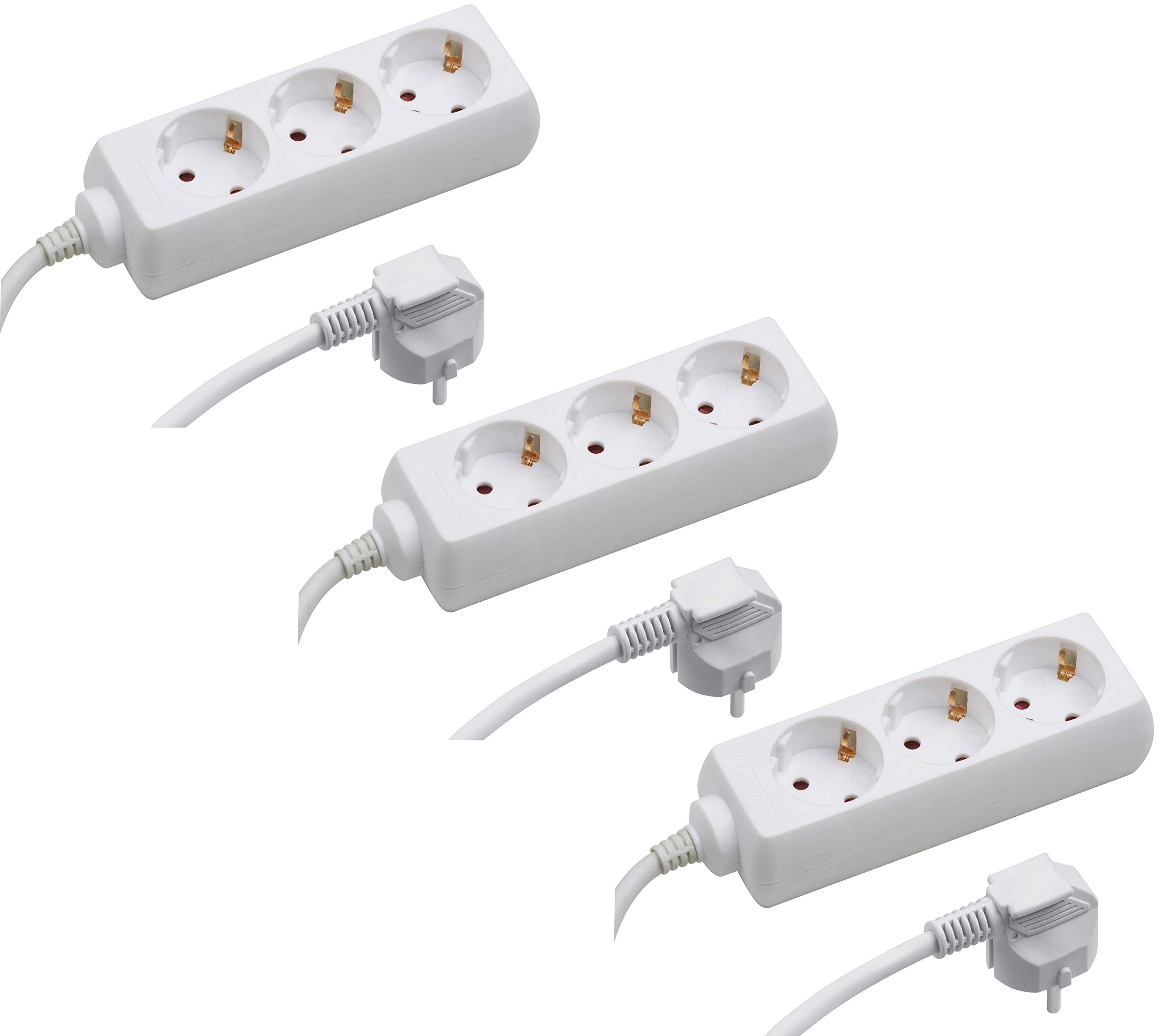 meister-steckdosenleiste-3-fach-wei-1-4-m-kabel-3er-set image 1