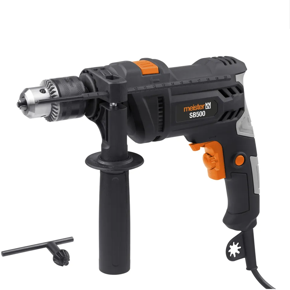 meister-schlagbohrmaschine-sb500-500-w-mit-zahnkranzbohrfutter-13-mm image 1