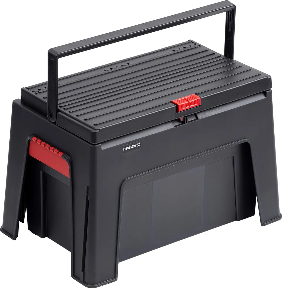 meister-tritthocker-3-in-1-9095100-werkzeugkiste-mit-tritt-und-einlage-150-kg image 1