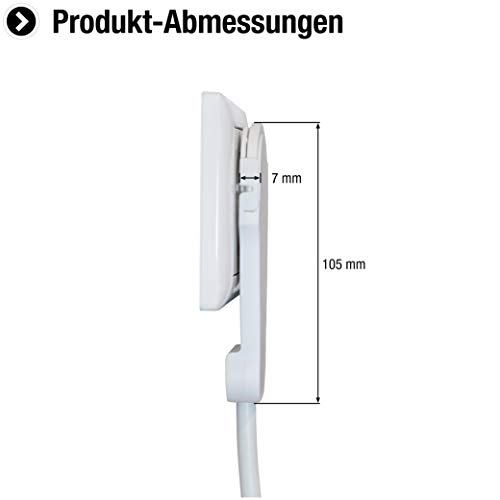 meister-verl-ngerungskabel-3-m-flachstecker-wei-ip20 image 7