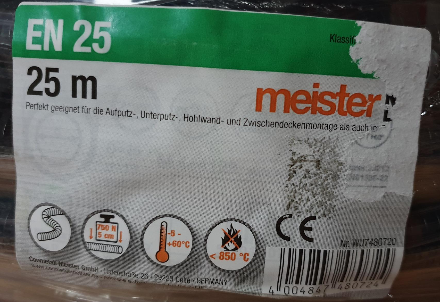 25 Meter reichen weit
