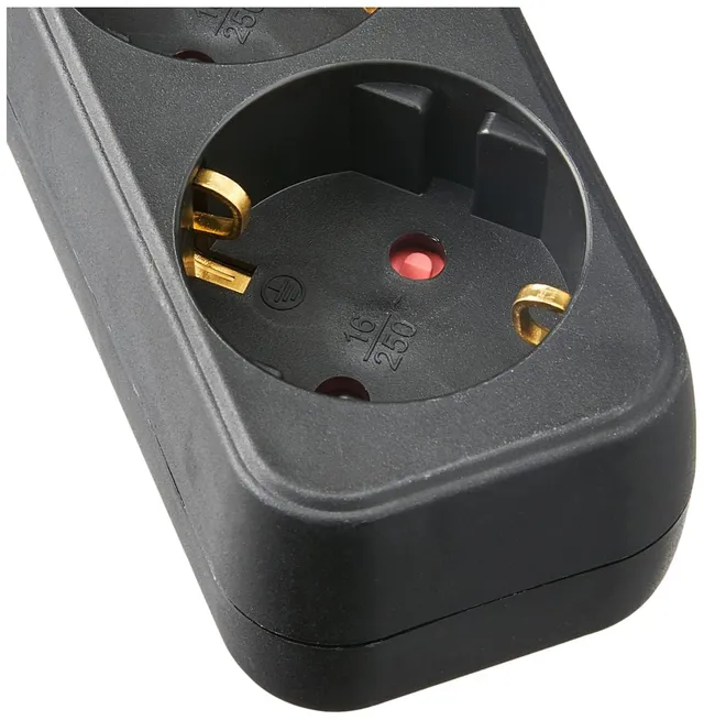 meister-steckdosenleiste-3-fach-schwarz-3-m-kabel image 1