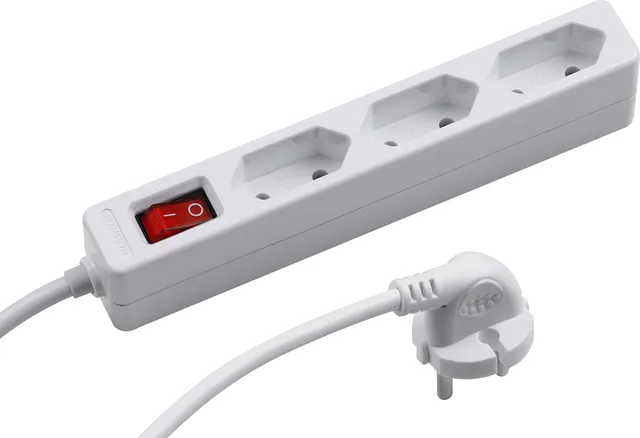 meister-euro-steckdosenleiste-3-fach-wei-1-4-m-mit-schalter image 1
