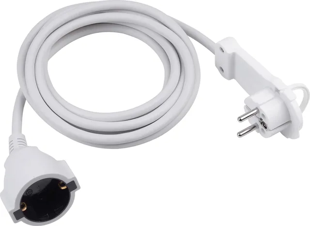 meister-verl-ngerungskabel-3-m-flachstecker-wei-ip20 image 1
