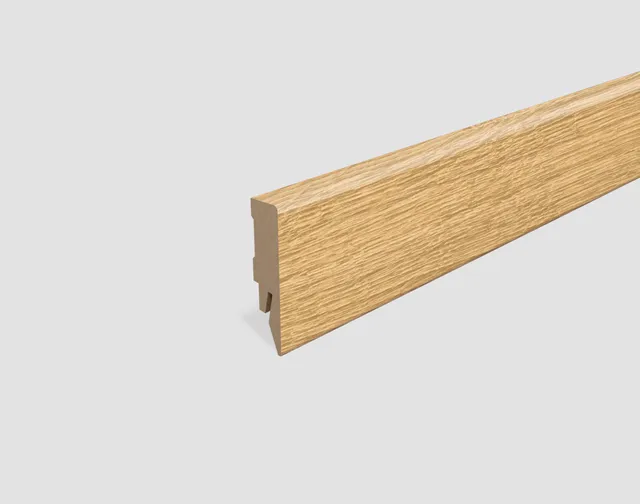 egger-sockelleiste-6cm-cubical-eiche-hellbraun-l700-2400-x-14-x-58-mm image 1